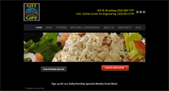 Desktop Screenshot of citycafelunch.com